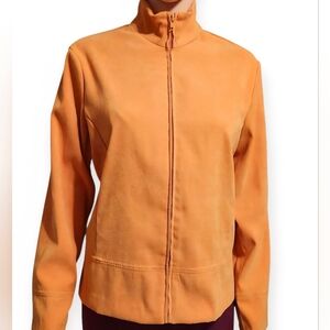Women's Orange Bomber Jacket